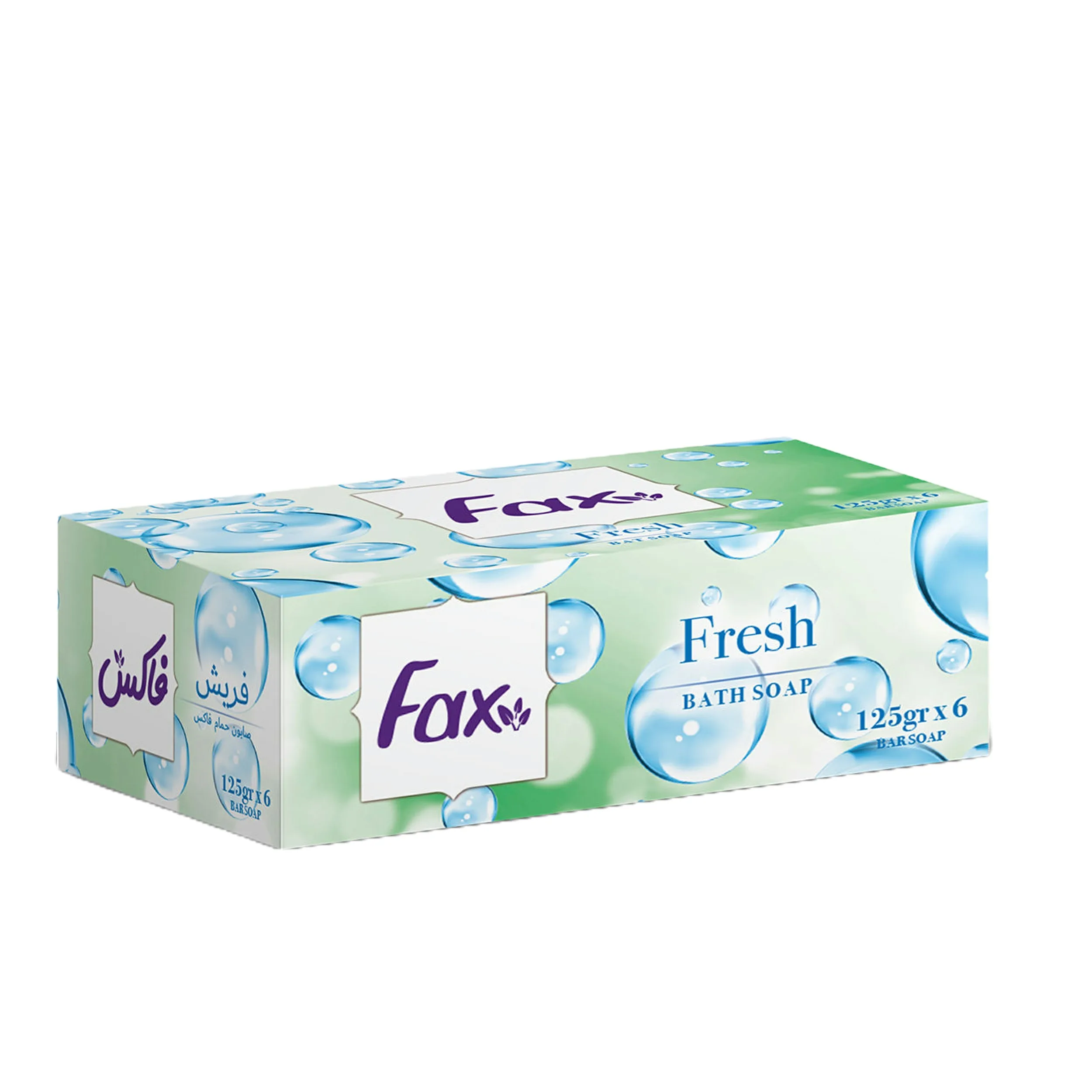 صابون شستشو فاکس مدل Fresh تحت لیسانس وزن125 گرم مجموعه 2 عددی