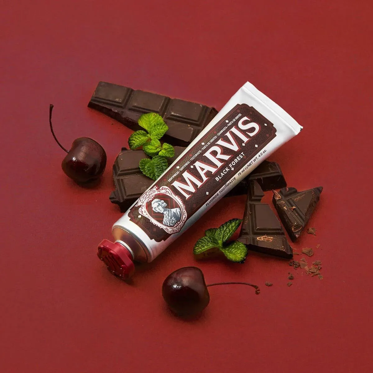 خمیر دندان مارویس مدل BLACK FOREST حجم 75 میلی لیتر
