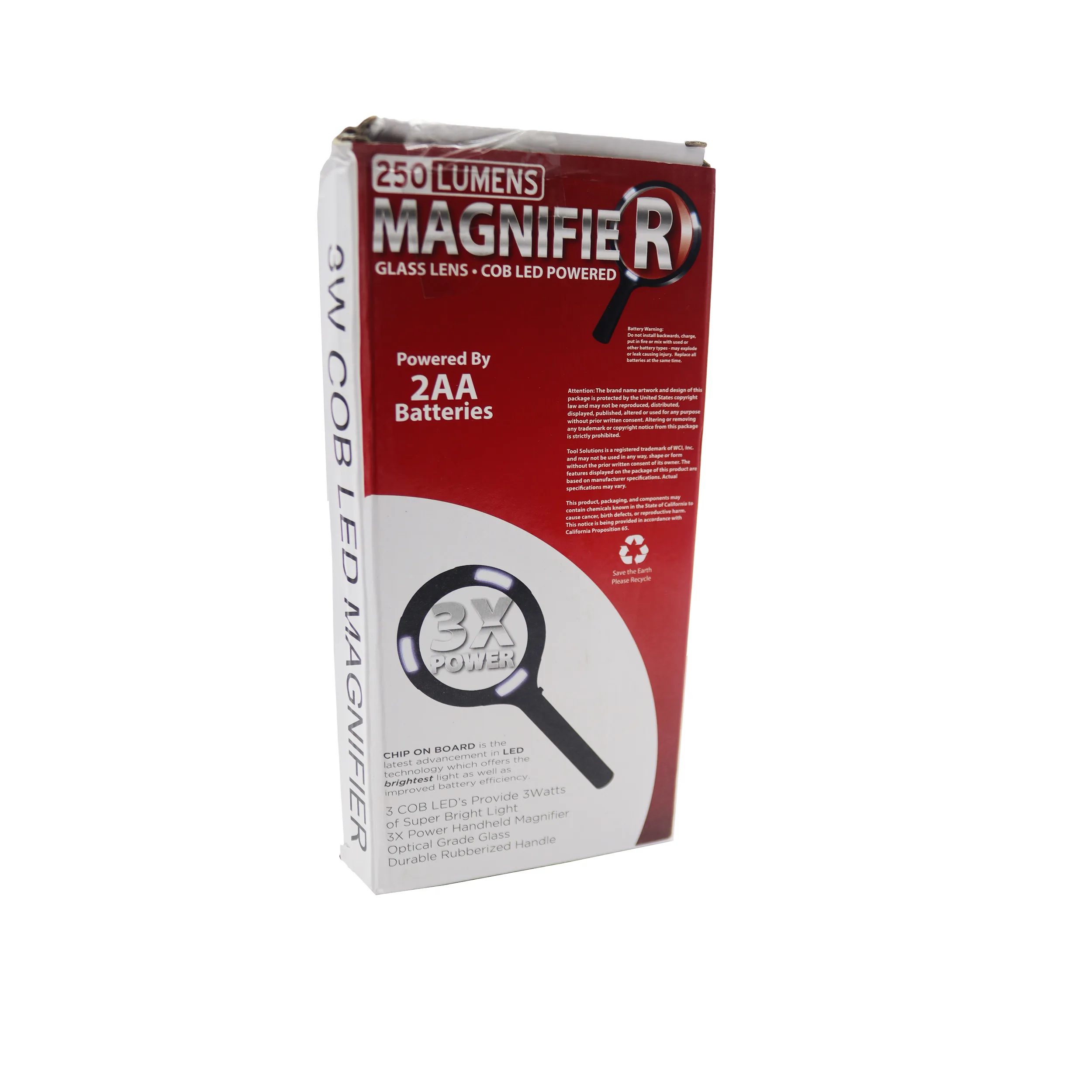 ذره بین مدل چراغ دار مگنیفیر کد YP-Magnifier 250 Lumens