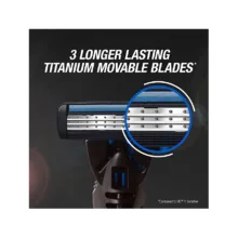 خود تراش بیک مدل Hybrid 3 Flex به همراه تیغ یدک بسته 4 عددی