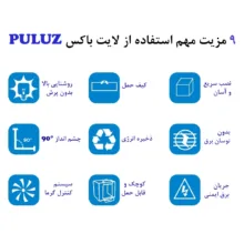 چادر عکاسی پلوز مدل Folding Portable 80W ابعاد 80x80 سانتی متر