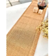 رانر مدل حصیری wicker سایز 150x30 سانتی‌متر