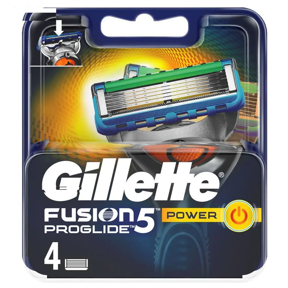 تیغ یدک ژیلت مدل Fusion Proglide Power بسته 4 عددی