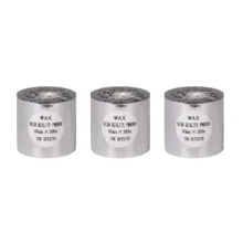 ریبون پرینتر لیبل زن مدل Wax 60mm x 300m بسته 3 عددی