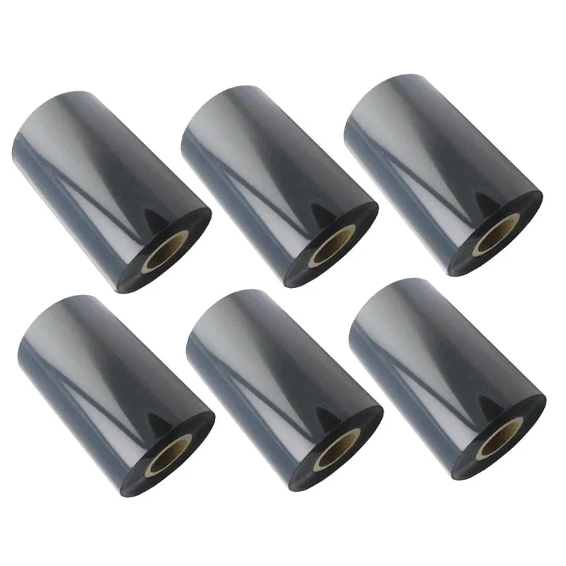 ریبون پرینتر لیبل زن مدل Wax 60mm x 300m بسته 6 عددی