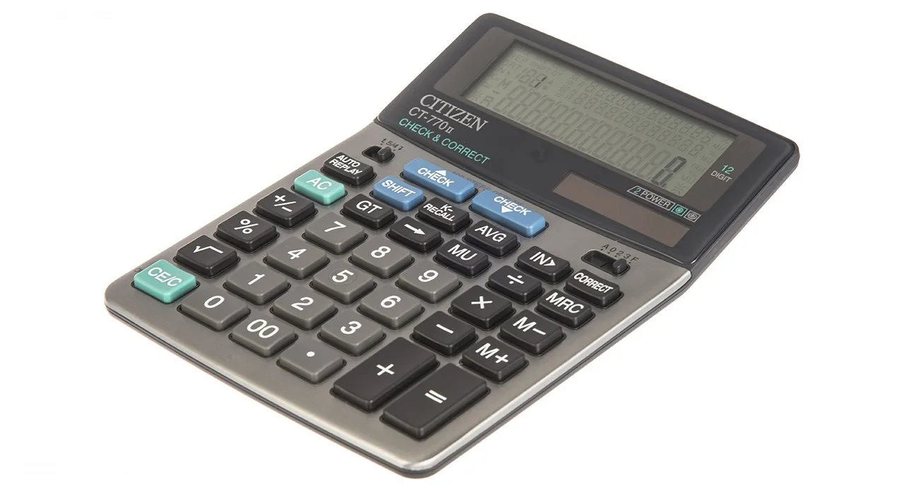 ماشین حساب سیتیزن مدل CT-770II