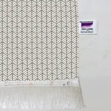 شال مبل بارمان دکور طرح گلبرگ کد 63 سایز 98x180 سانتی متر