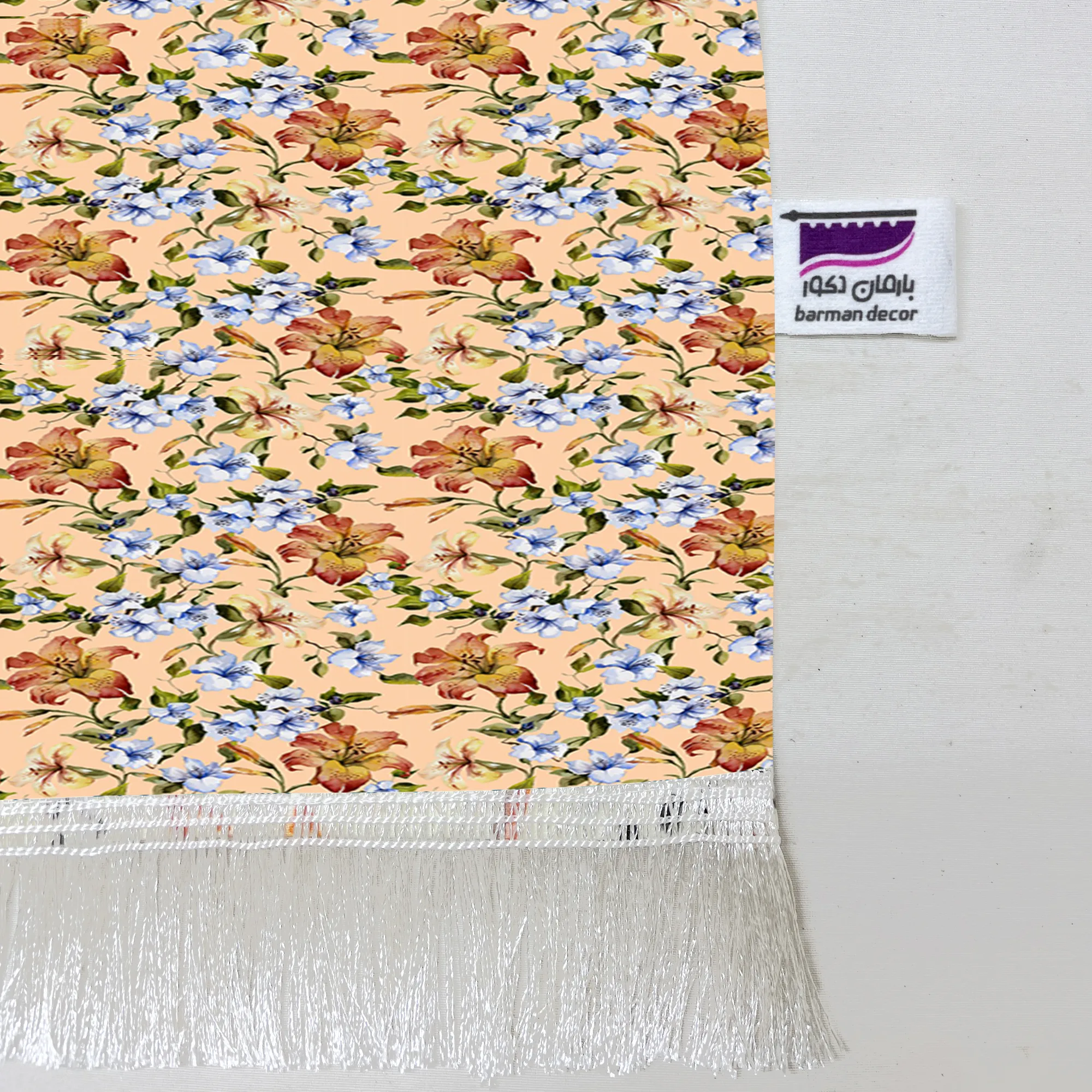 شال مبل بارمان دکور طرح آدینه کد 32 سایز 98x180 سانتی متر
