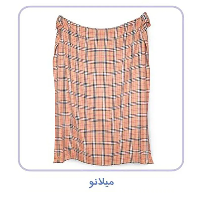شال مبل برق لامع مدل میلانو غیرمخملی سایز 200x150 سانتی متر