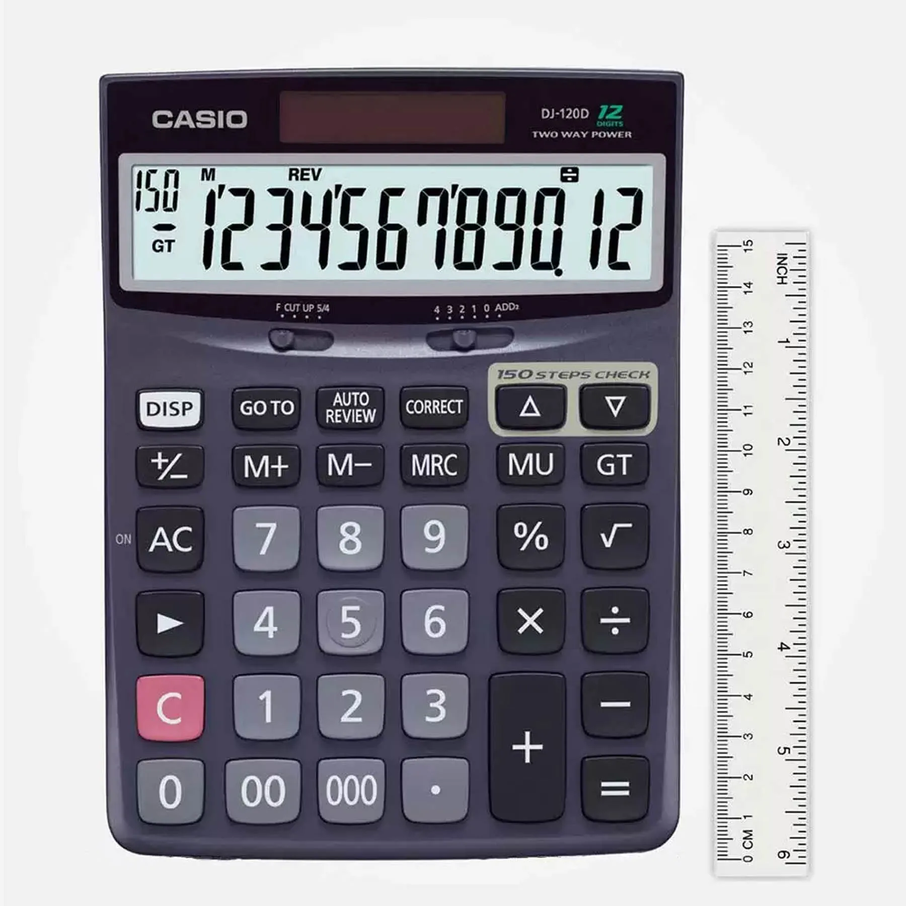 ماشین حساب کاسیو مدل DJ-120