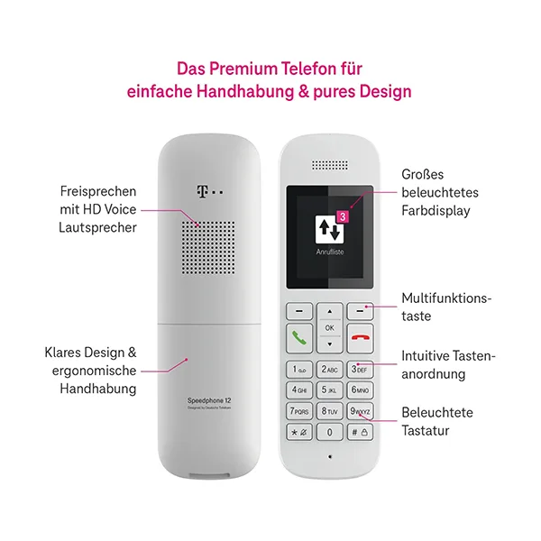 تلفن بی سیم تلکام مدل Speedphone 12