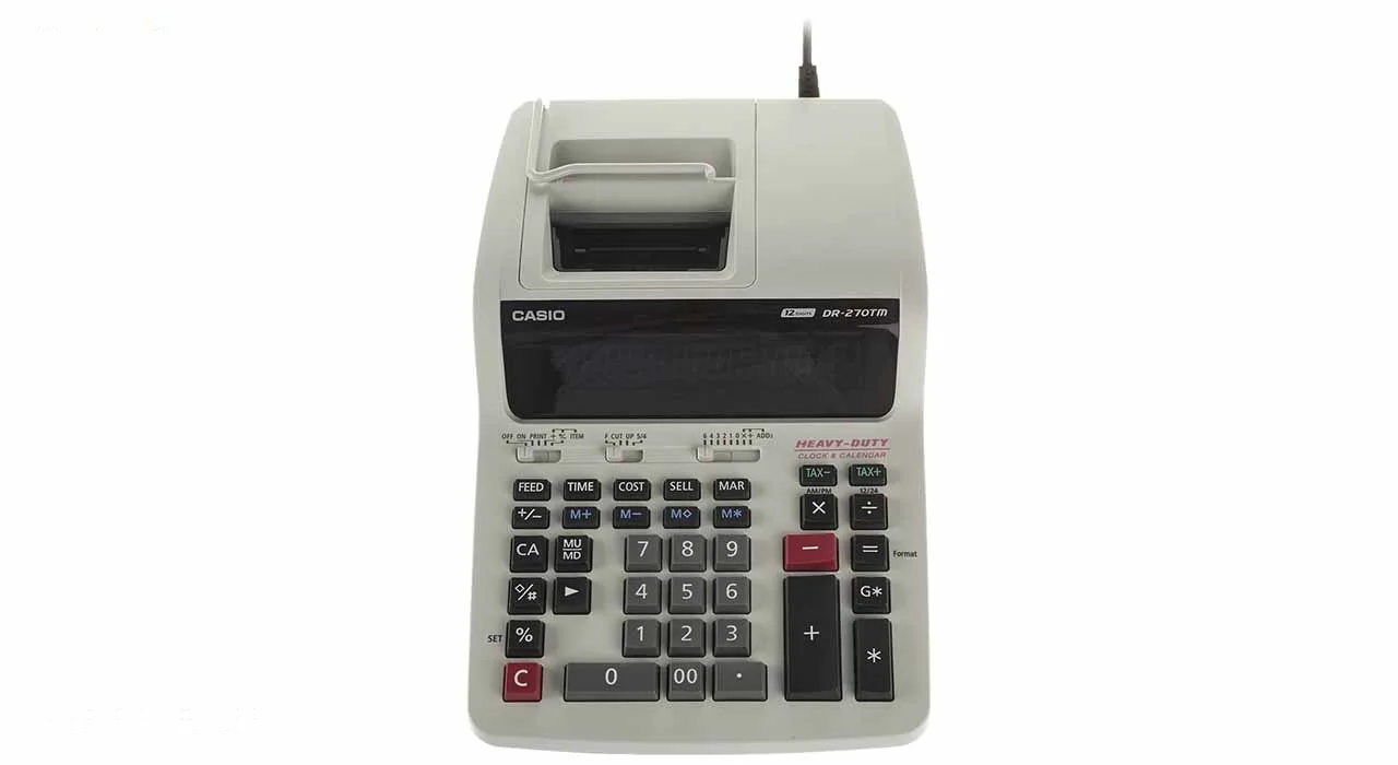 ماشین حساب کاسیو مدل DR-270TM