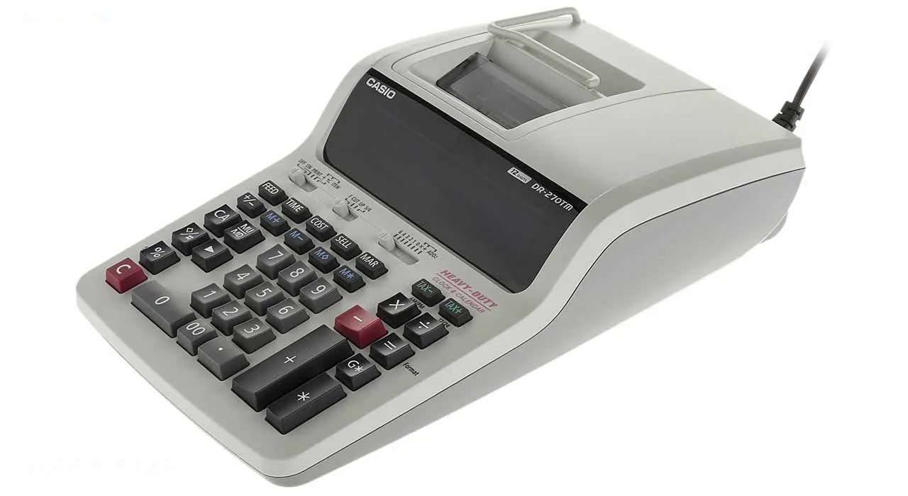 ماشین حساب کاسیو مدل DR-270TM