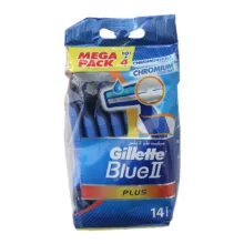 خودتراش ژیلت مدل Blue 2 plus بسته 14 عددی