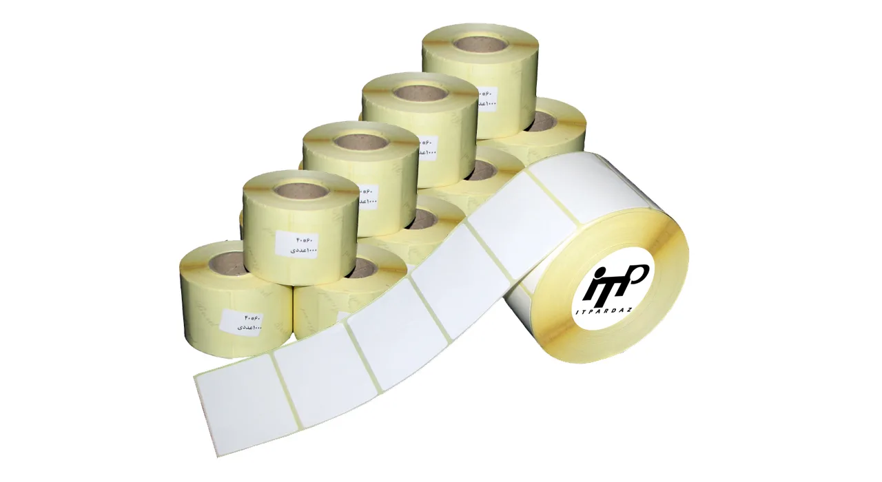 برچسب پرینتر لیبل زن آی تی پی مدل ITP4060/1 دوازده رول 1000 عددی