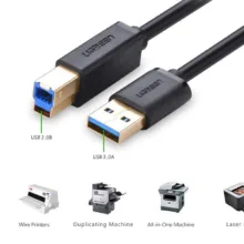 کابل 3.0 USB پرینتر یوگرین مدل US210-10372 طول 2 متر