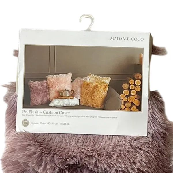 کاور کوسن مادام کوکو مدل Plush سایز 45x45 سانتی متر