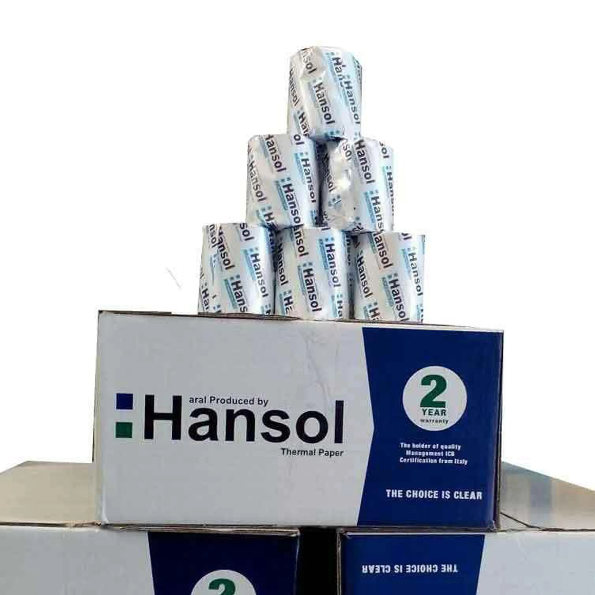 کاغذ پرینتر حرارتی هانسول مدل HA40 بسته 10 عددی