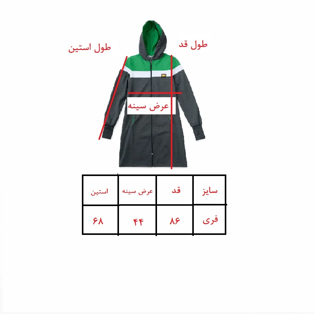 سویشرت ورزشی زنانه مدل Nikan