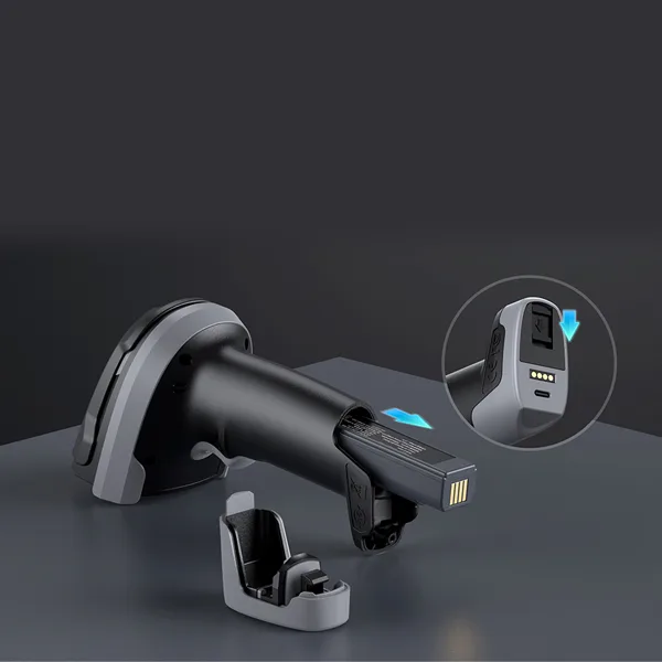 بارکد خوان دو بعدی اسکار مدل UniDUST IIBT به همراه پایه