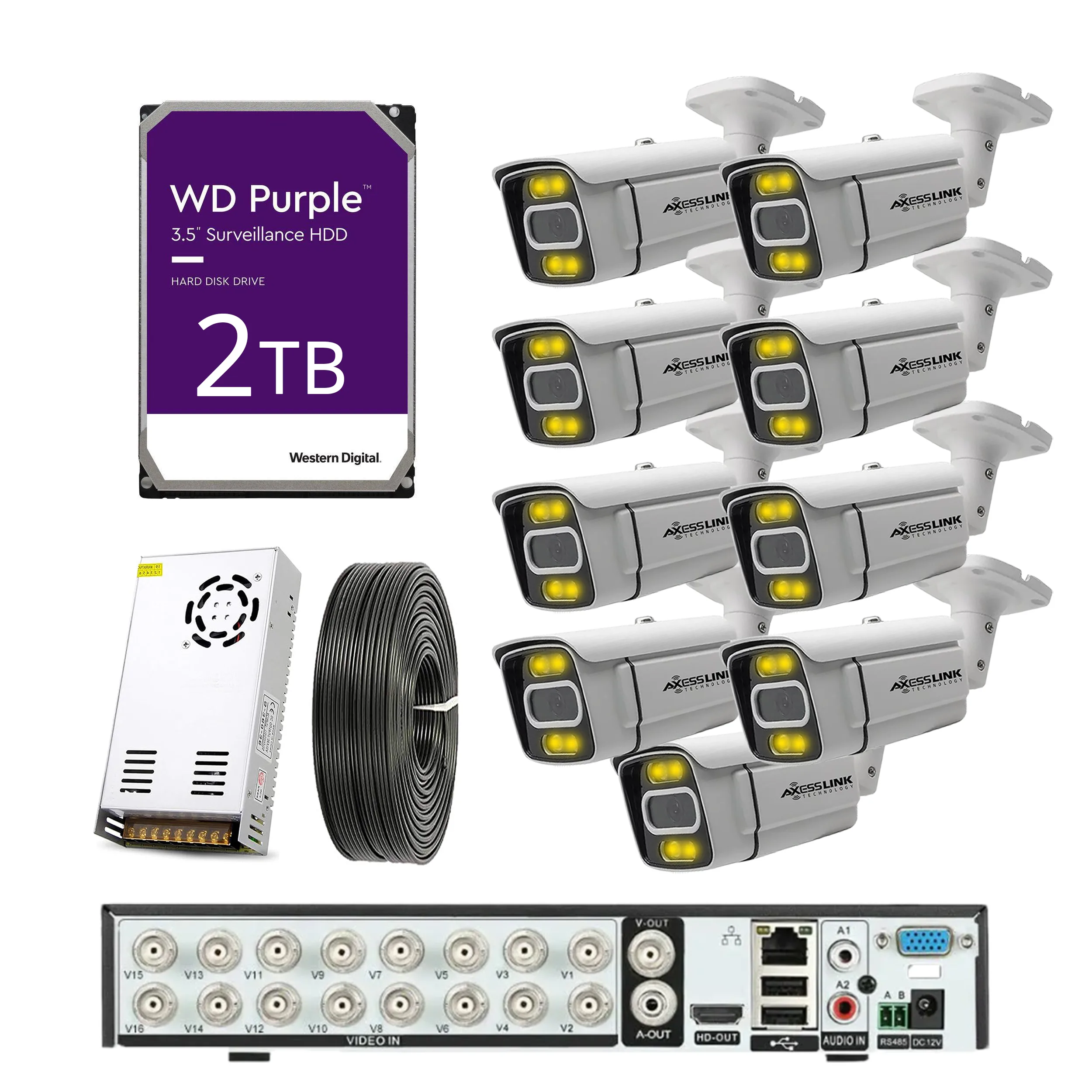 سیستم امنیتی مدل AXESSLINK KIT - AHD 9