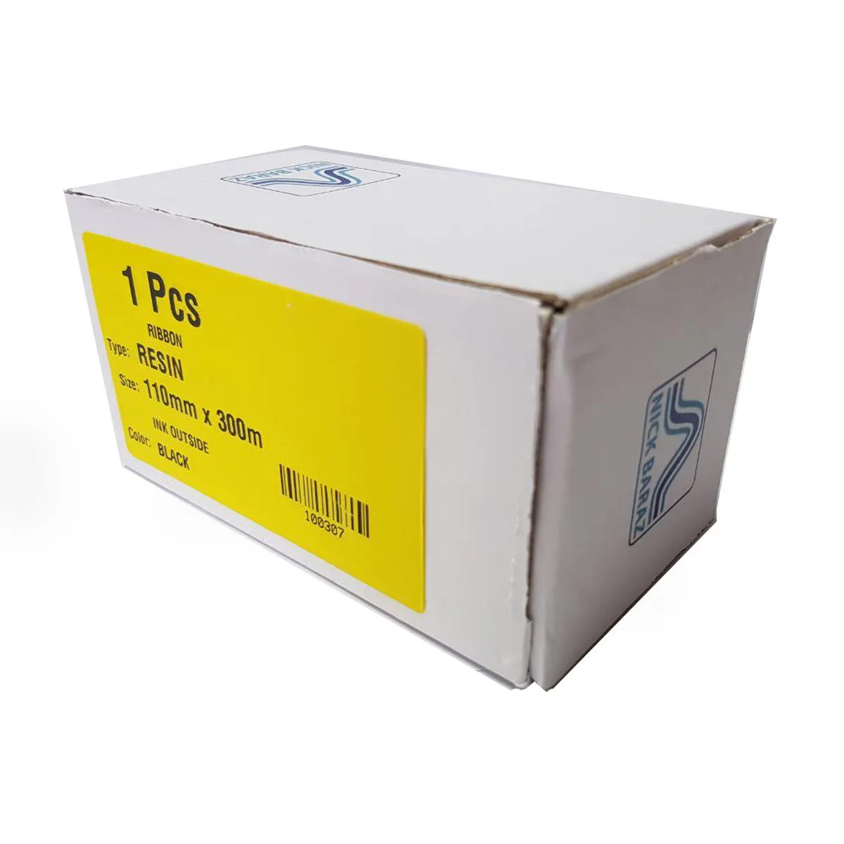 ریبون پرینتر لیبل زن نیک براز مدل RESIN 110mm x 300m
