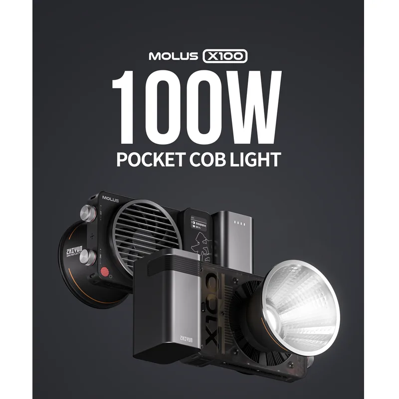 نور ثابت ال ای دی ژیون مدل MOLUS X100 Combo