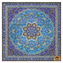 رومیزی رومیزی باز طرح مربع مدل سنتی مدرن کد 11079