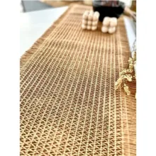 رانر مدل حصیری wicker سایز 150x30 سانتی‌متر