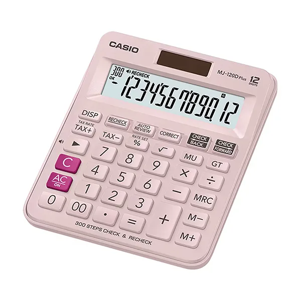 ماشین حساب کاسیو مدل MJ-120D PLUS BL/PK