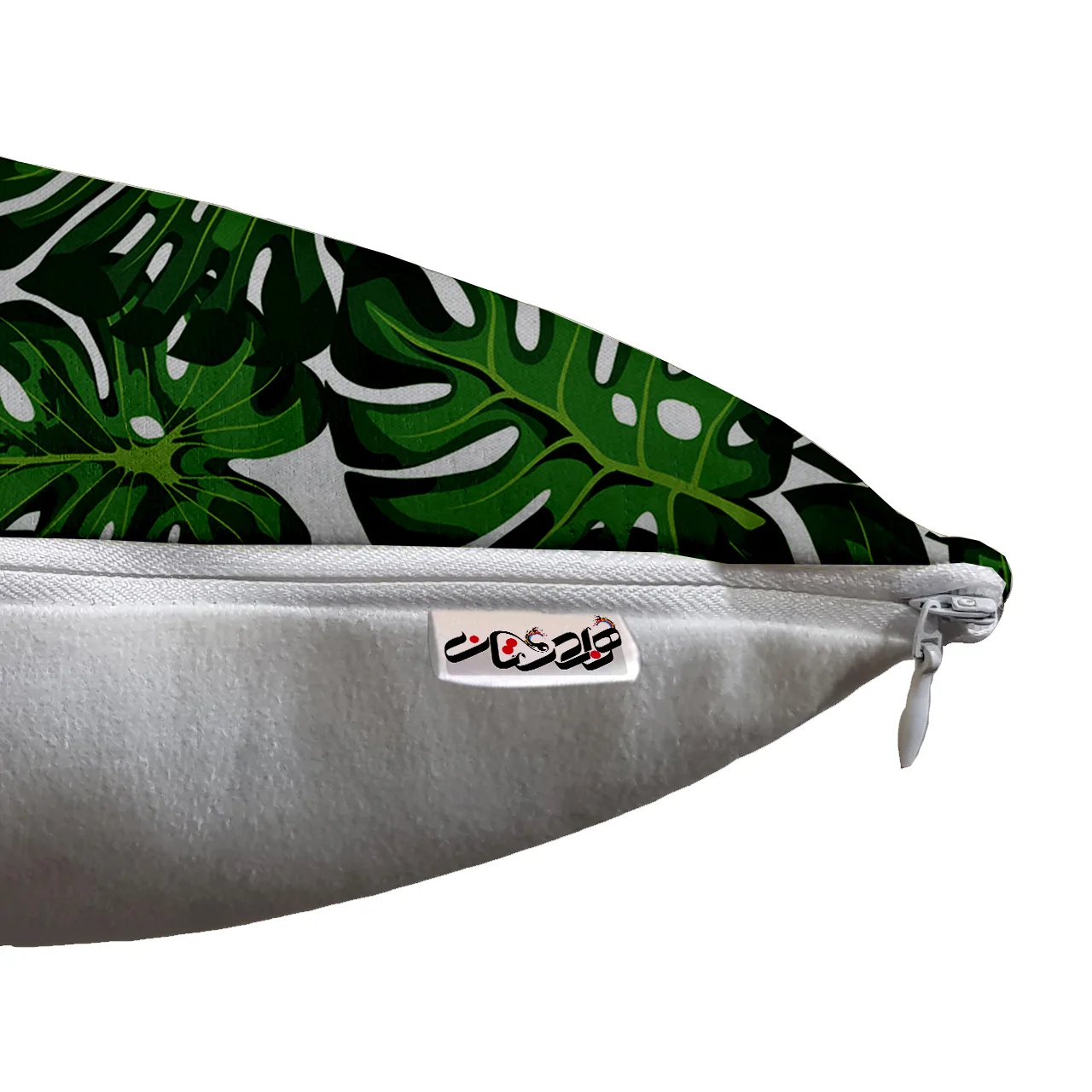 کاور کوسن هزاردستان طرح برگ ها مدل co598 مجموعه 4 عددی