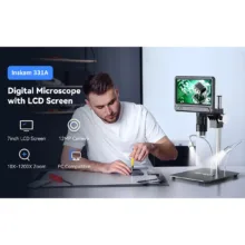 میکروسکوپ دیجیتال مدل 7inch 12MP HD 1200X به همراه ریموت