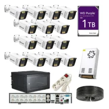 سیستم امنیتی مدل PACK AHD 14 STAR LIGTH – AXESSLINK مجموعه 14 عددی