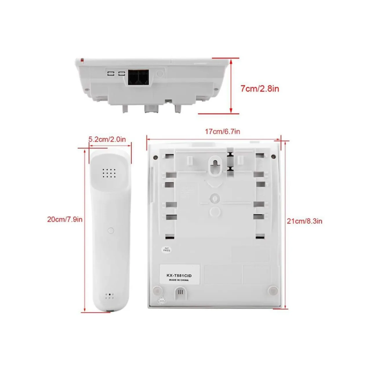 تلفن ان.اینک مدل KX-T881CID