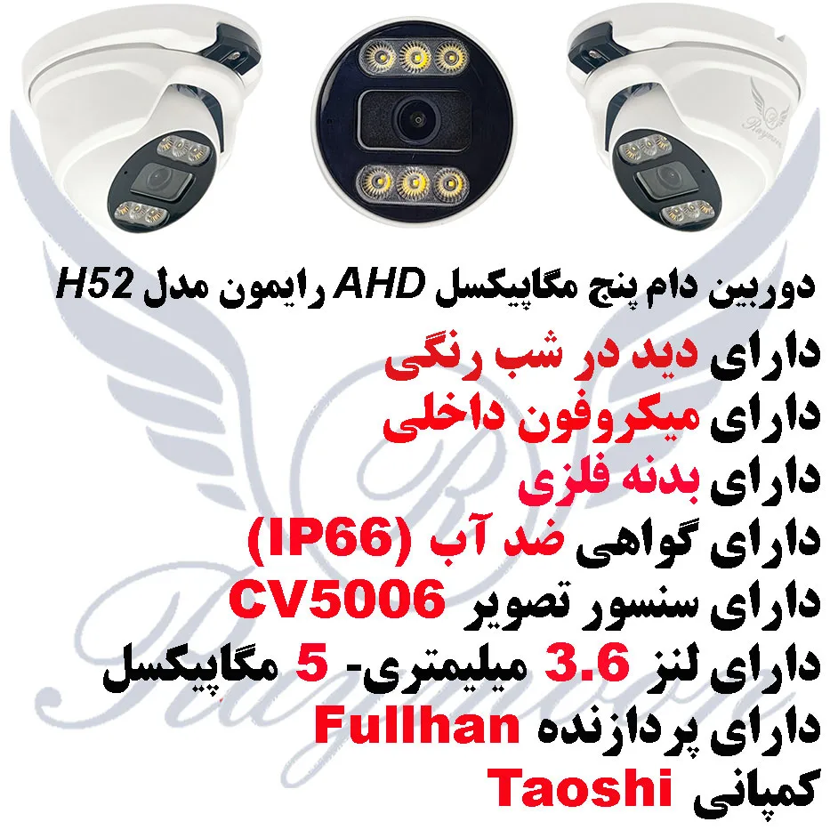 دوربین مداربسته آنالوگ رایمون مدل RD-5M-H52-AHD