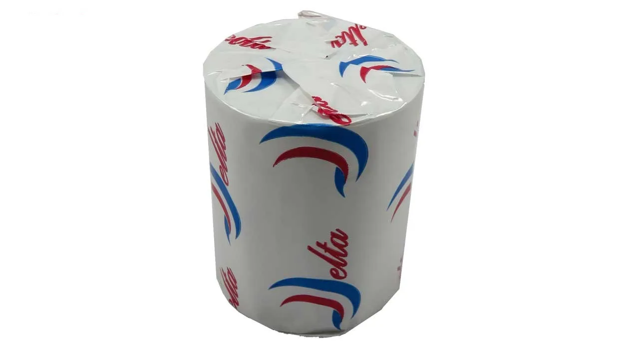 کاغذ مخصوص پرینتر حرارتی دلتا هانسول چاپ آبی مدل 80mm بسته 50 عددی