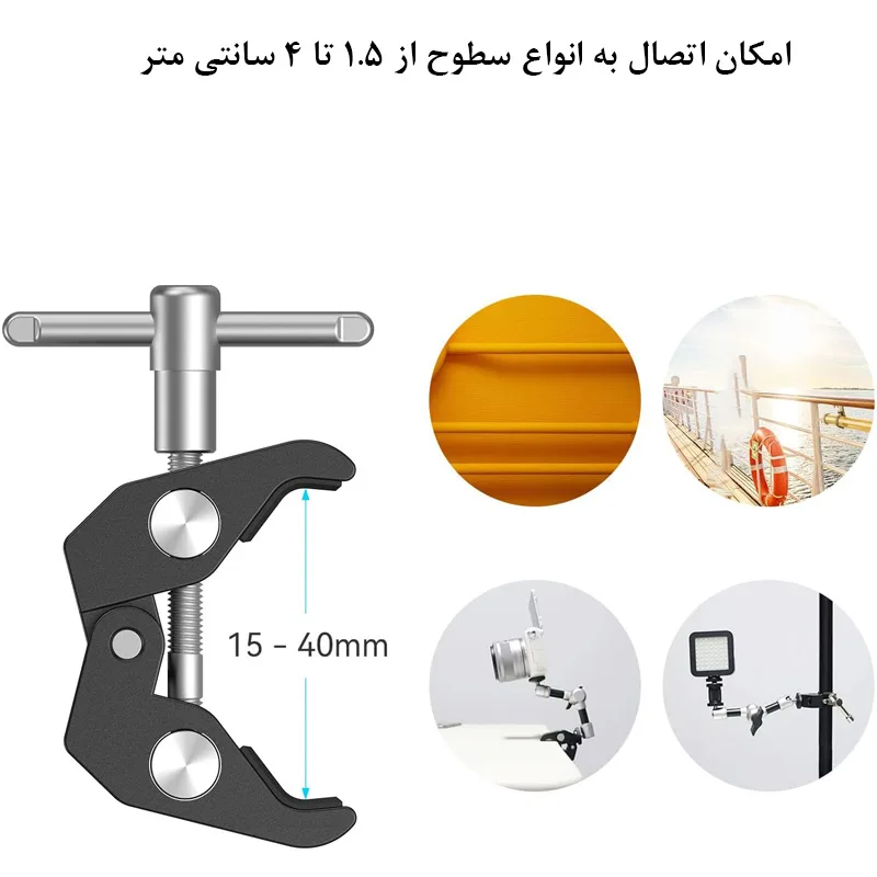 گیره اتصال مدل Iron Clamp