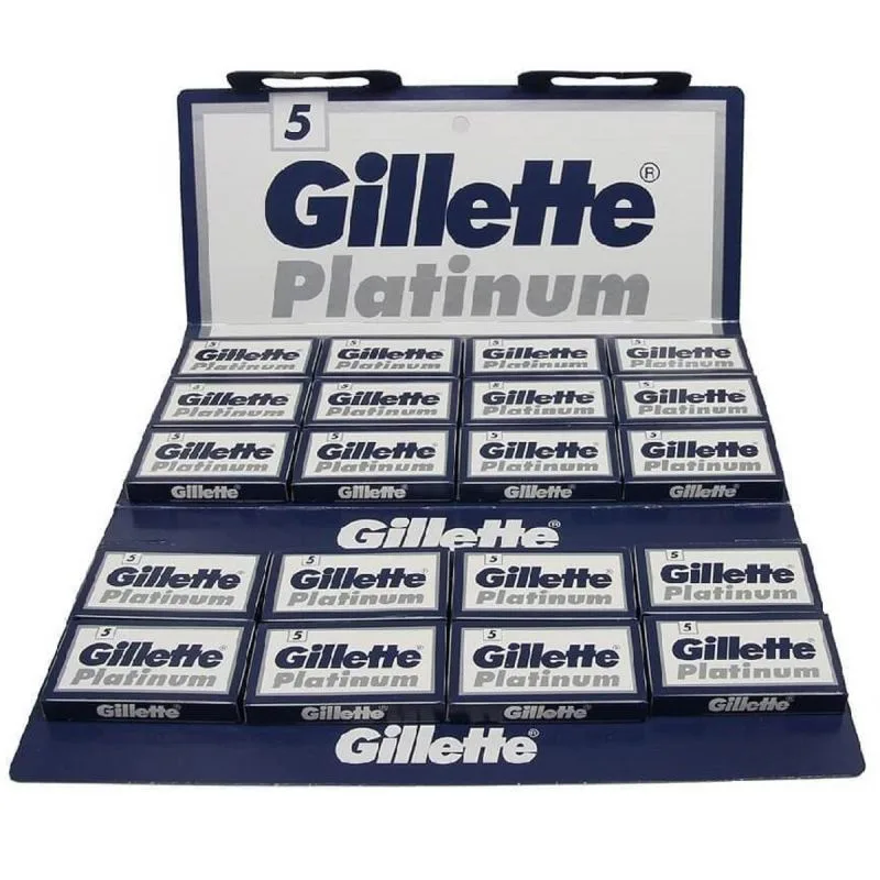 تیغ یدک ژیلت مدل platinum مجموعه 20 عددی