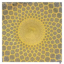 رومیزی رومیزی باز طرح مربع مدل سنتی مدرن کد 11092 سایز 140*140 سانتی متر