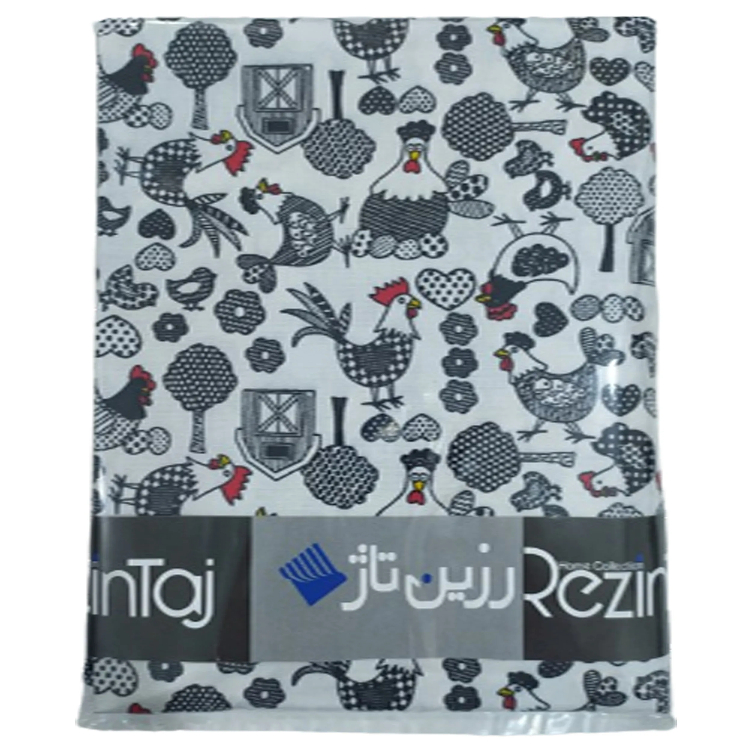 رومیزی رزین تاژ طرح خروس کد 250
