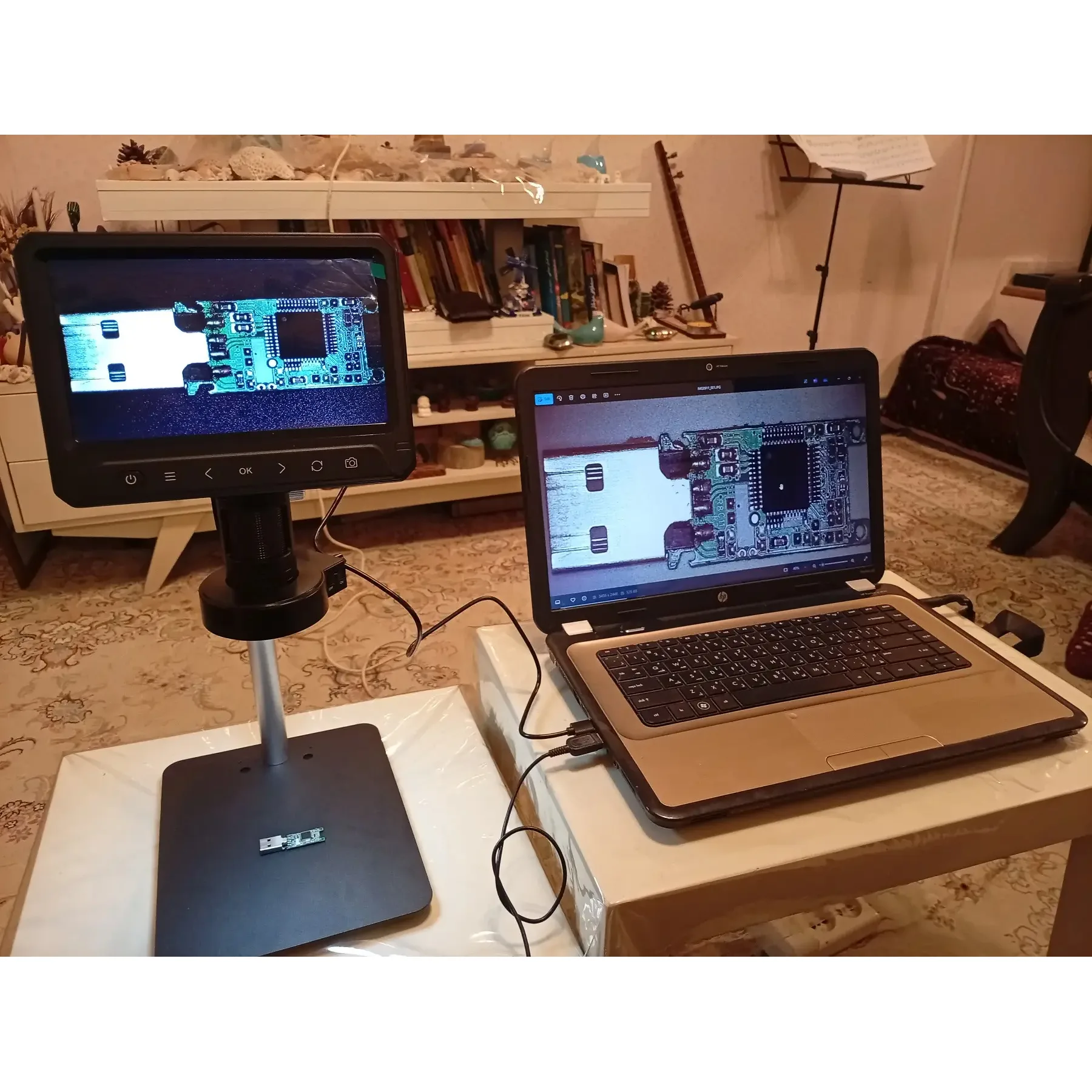 میکروسکوپ دیجیتال مدل لوپ کد 1200X HD