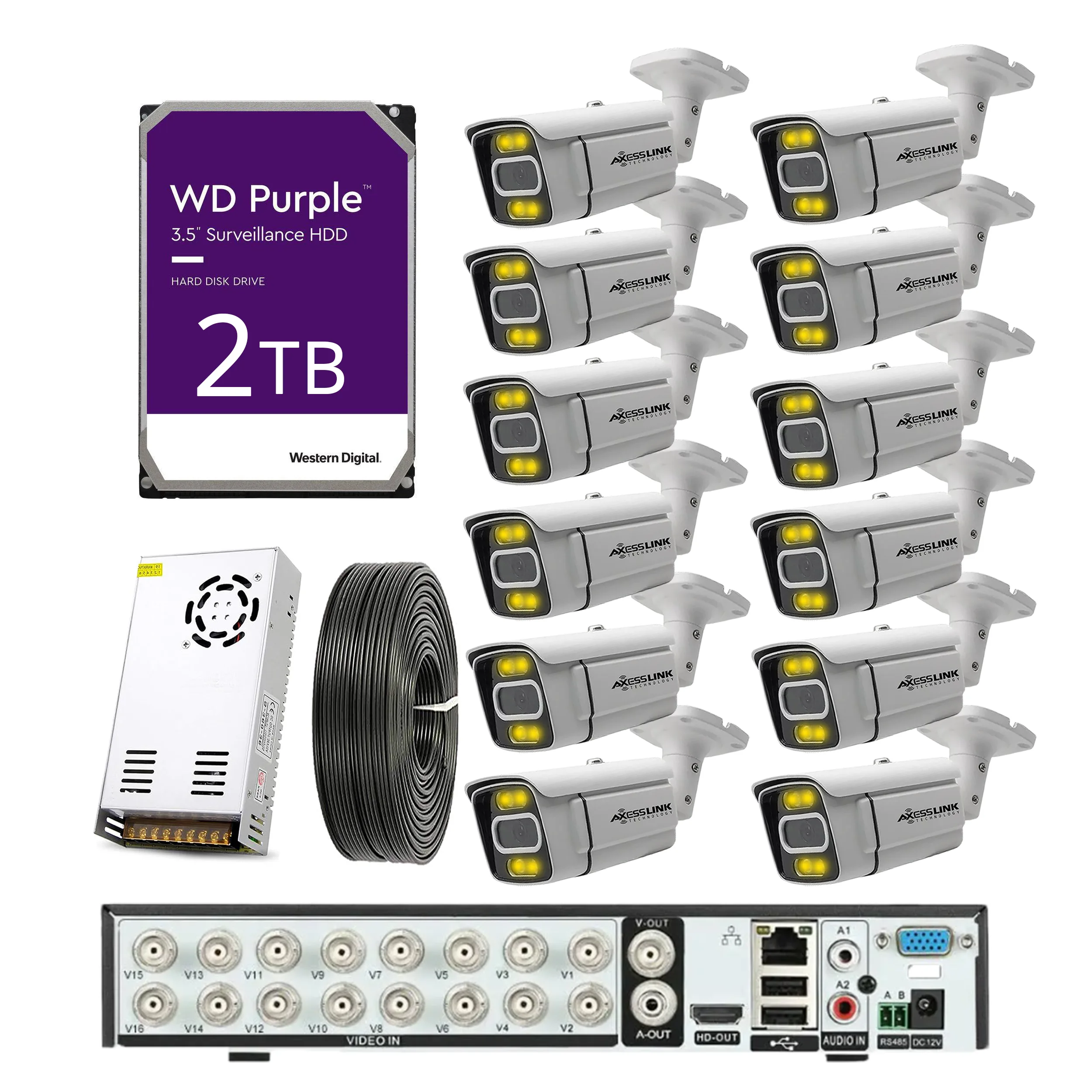 سیستم امنیتی مدل AXESSLINK KIT - AHD 12