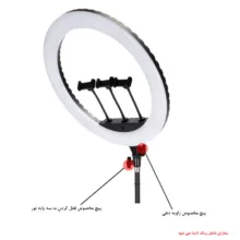 پایه نگهدارنده رینگ لایت به سه پایه زومی مدل ZM-3