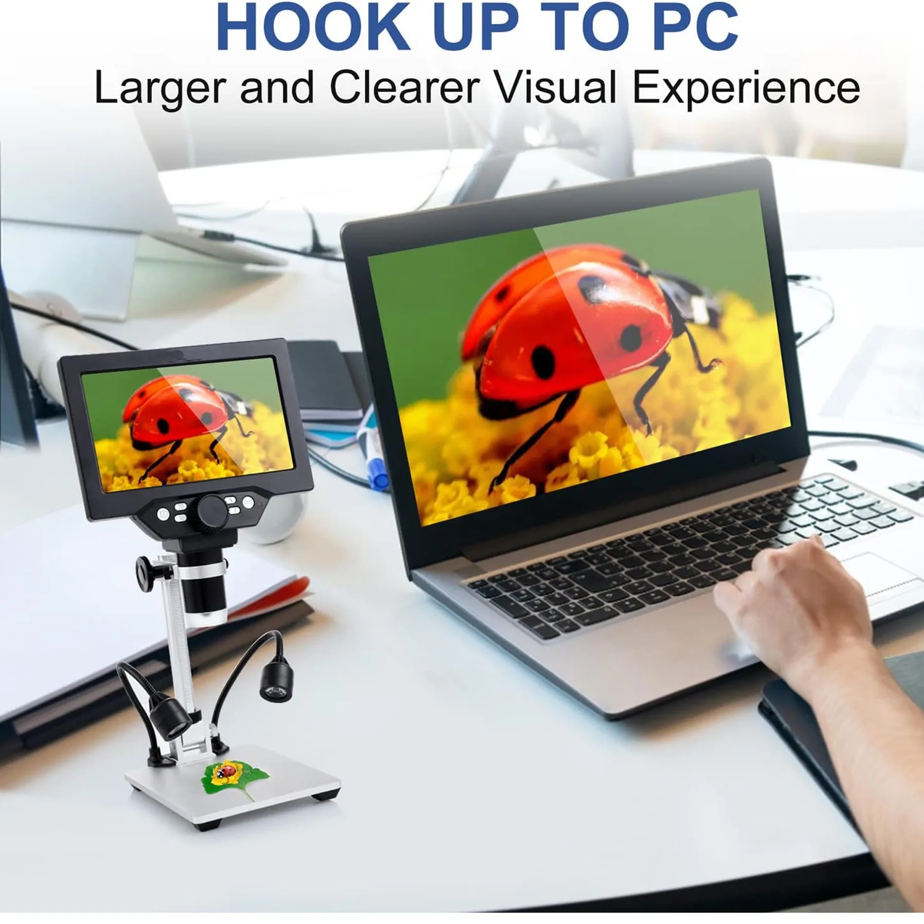 میکروسکوپ دیجیتال مدل G1200x HD 12MP
