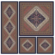 ست رومیزی و رانر 4 تکه مدل انتظار N0270