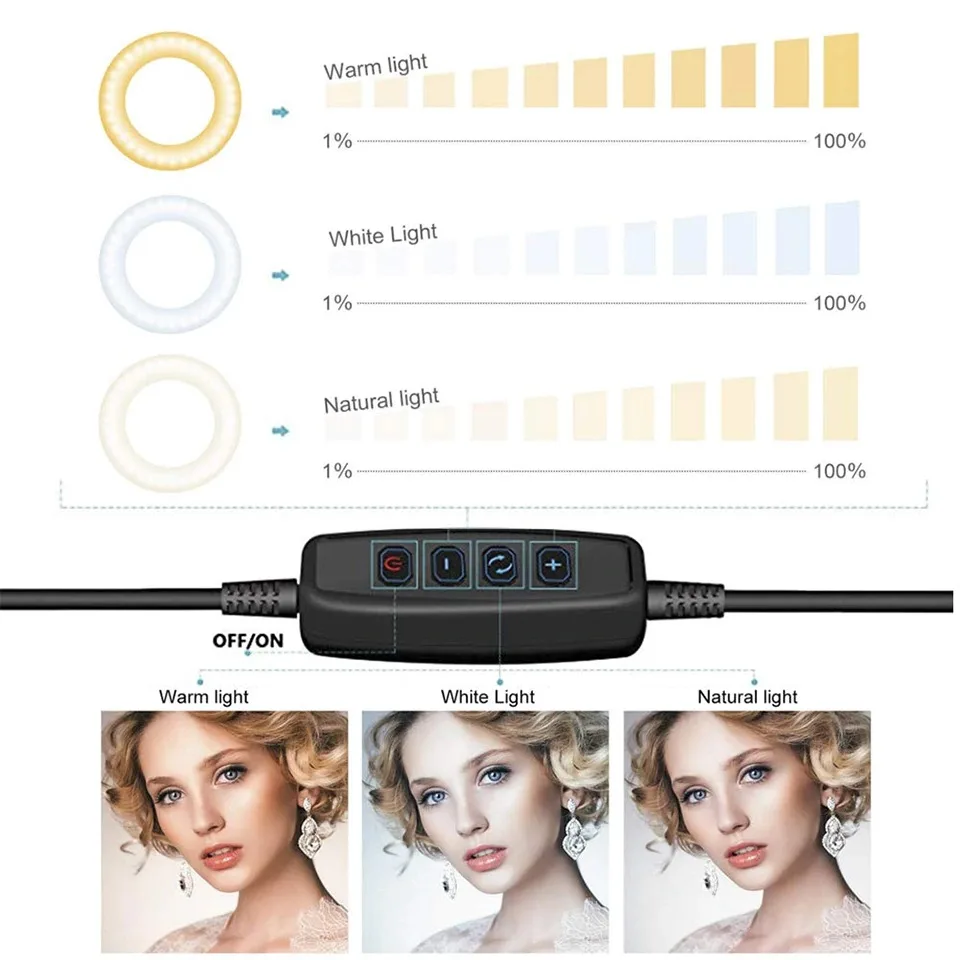 رینگ لایت مدل QX-206B