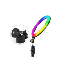 رینگ لایت مدل RGB_LED 26 به همراه سه پایه