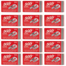 تیغ یدک تری ناین مدل Super Platinum پانزده بسته 10 عددی