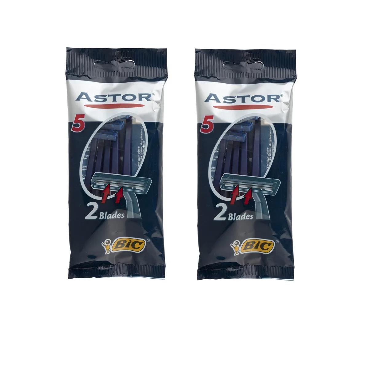 خود تراش بیک مدل astor 5 مجموعه 2 عددی