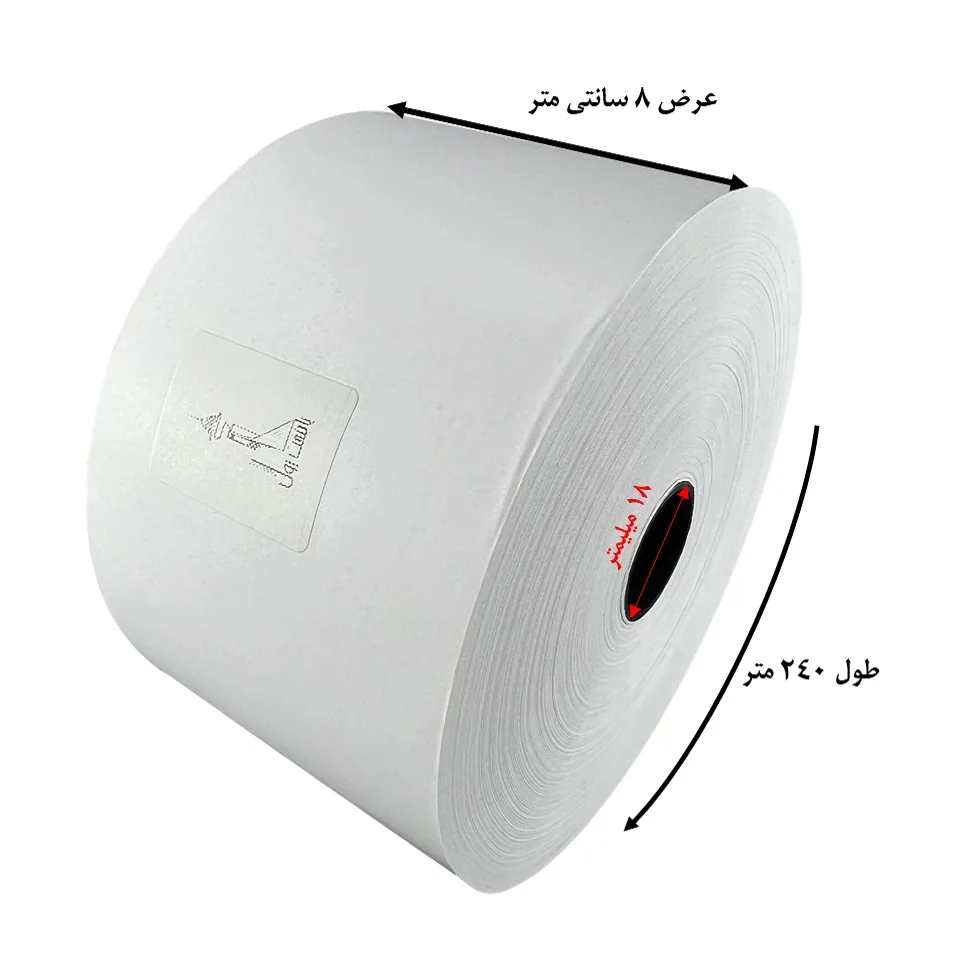 کاغذ پرینتر حرارتی پایتخت رول مدل وینکور 240 بسته 12عددی